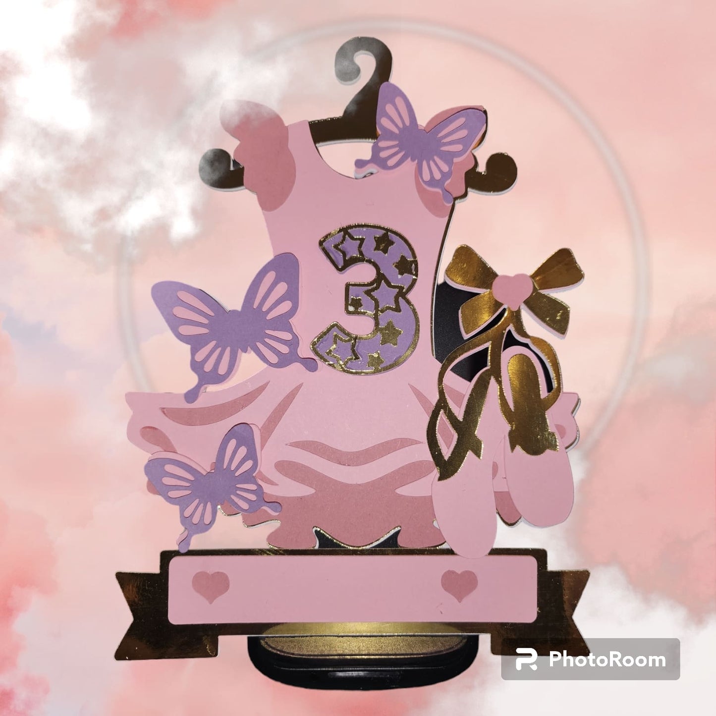 Ballet dress cake topper